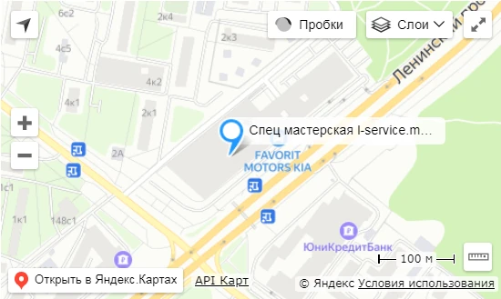 карта с адресом в москве